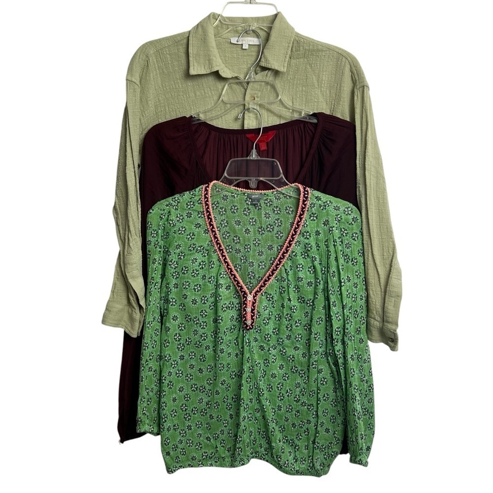 Aerie/Jennifer Lopez/Olivaceous Women’s Tops Sz Small Lot/3 Multi Colors